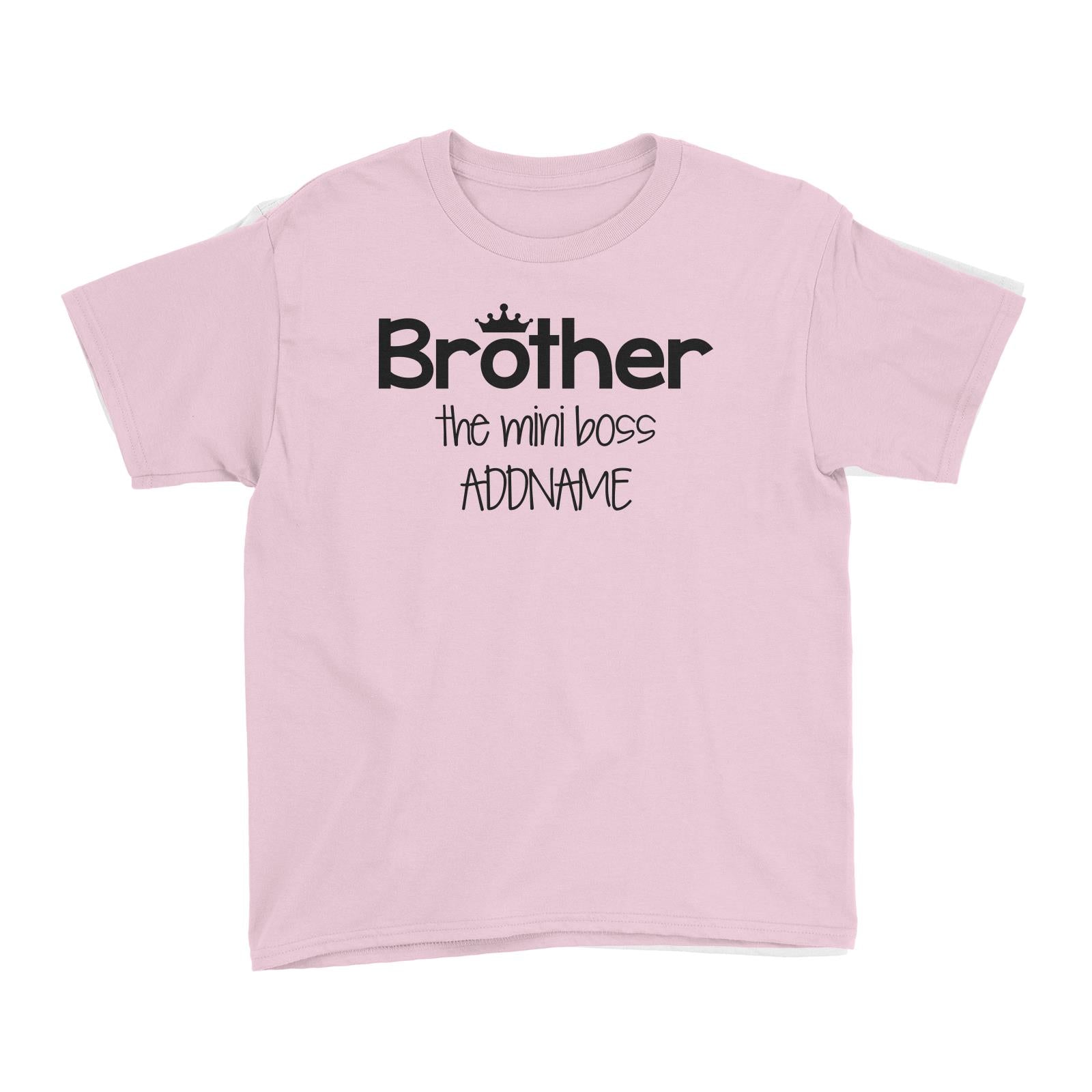 Brother with Crown The Mini Boss Kid's T-Shirt