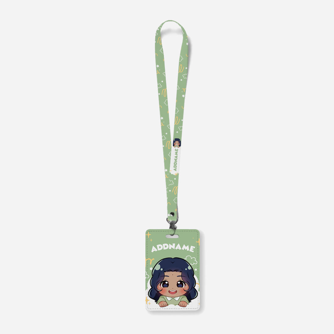 Chibi Me Series Lanyard Cardholder - Indian Female