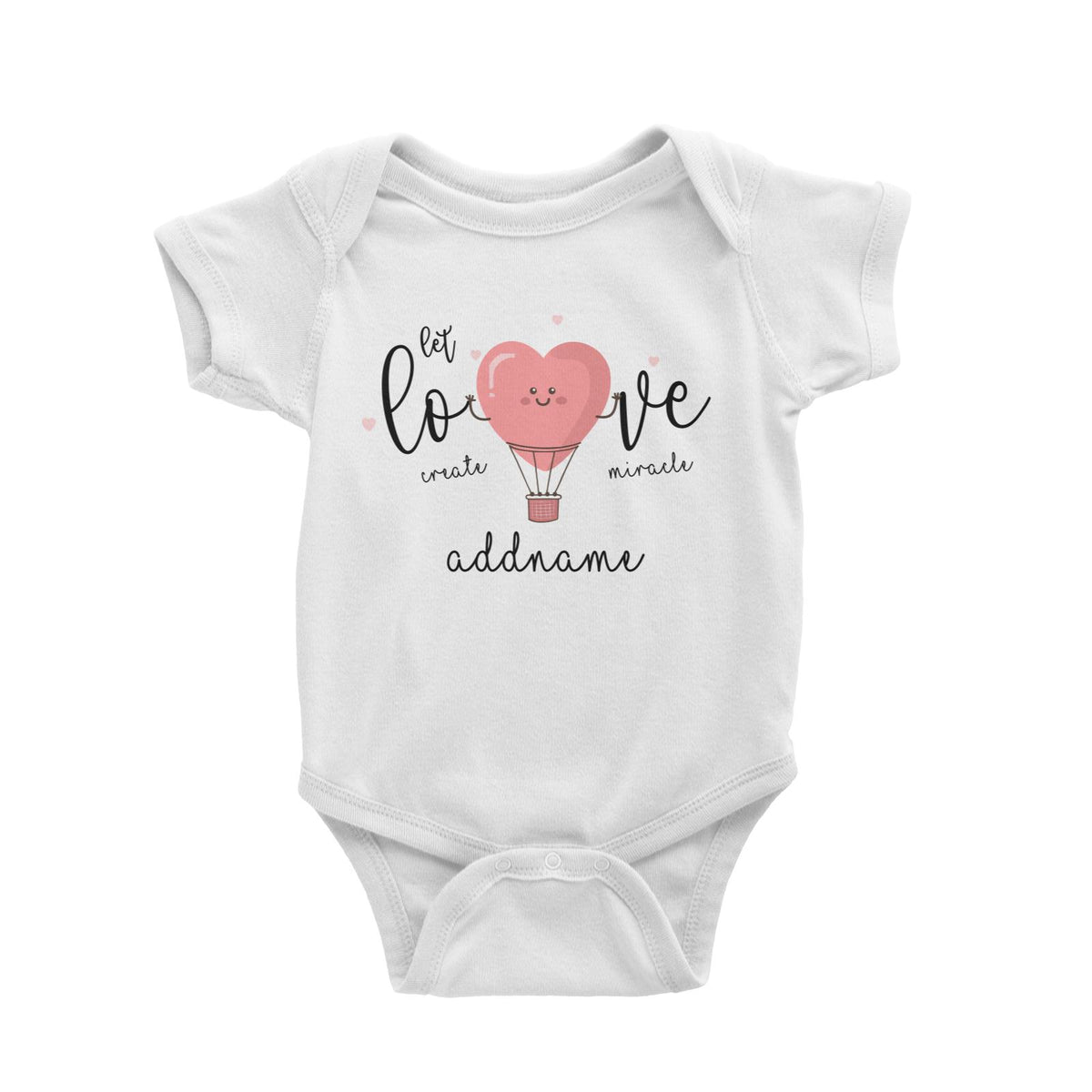 Let Love Create Miracle Baby Romper