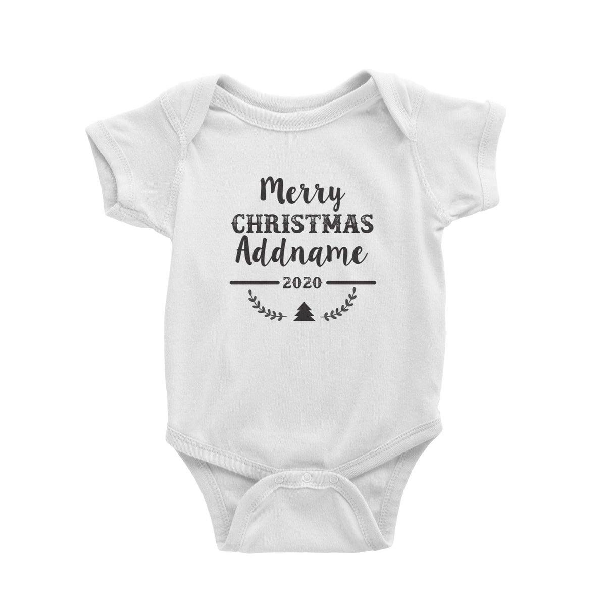 Christmas Series Merry Christmas Year 2020 Baby Romper