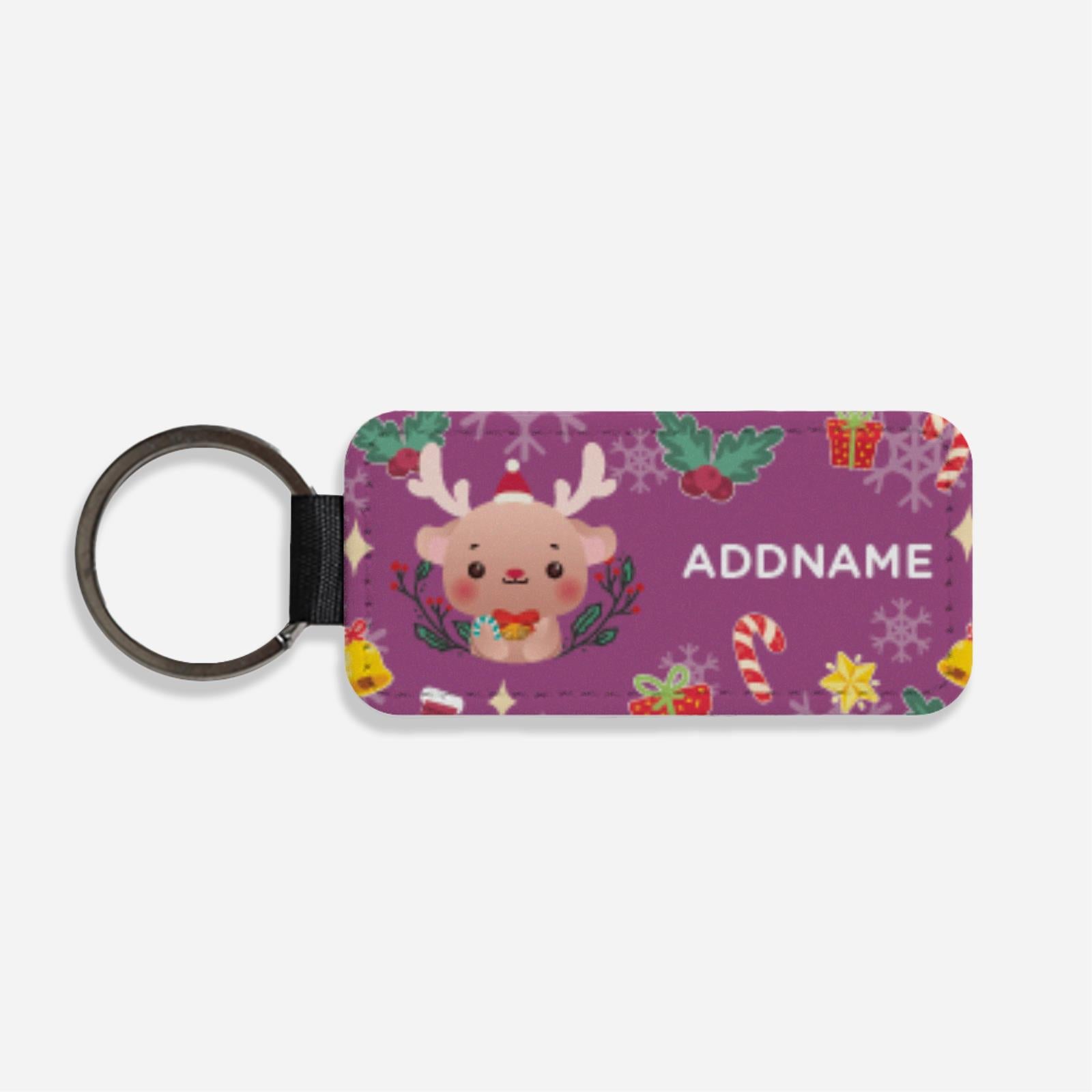 Christmas Cute Animal Series Classic Keychain - Reindeer