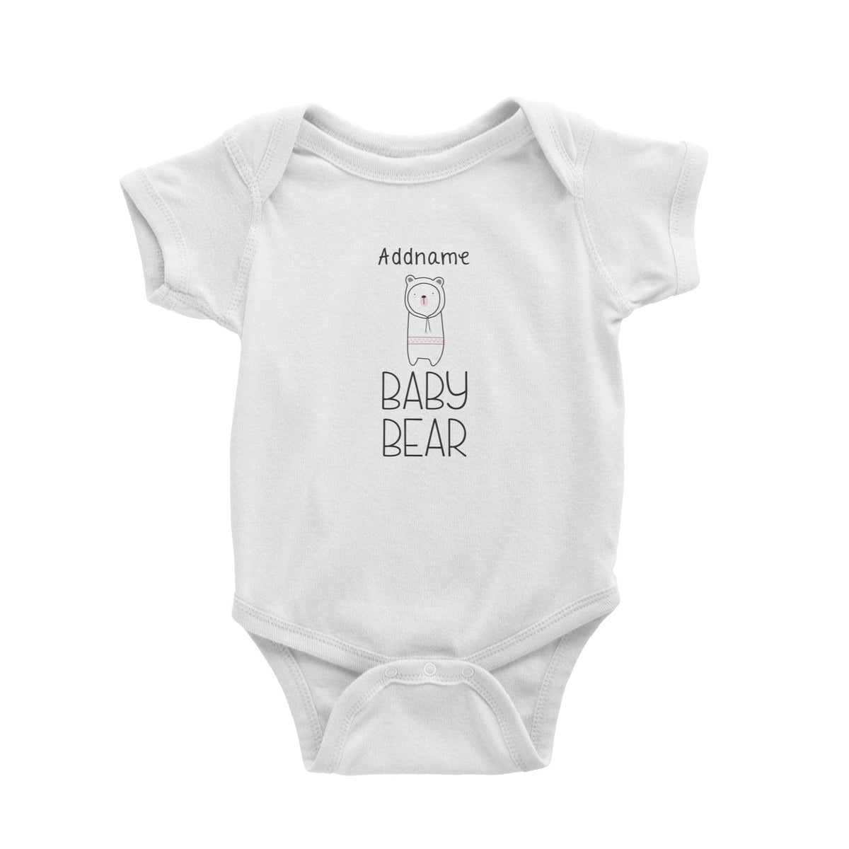 Cute Animals and Friends Series 2 Bear Addname Baby Bear Baby Romper