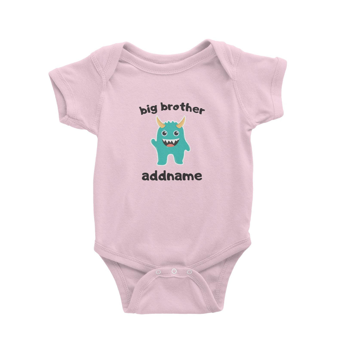 Cute Monster Big Brother Baby Romper