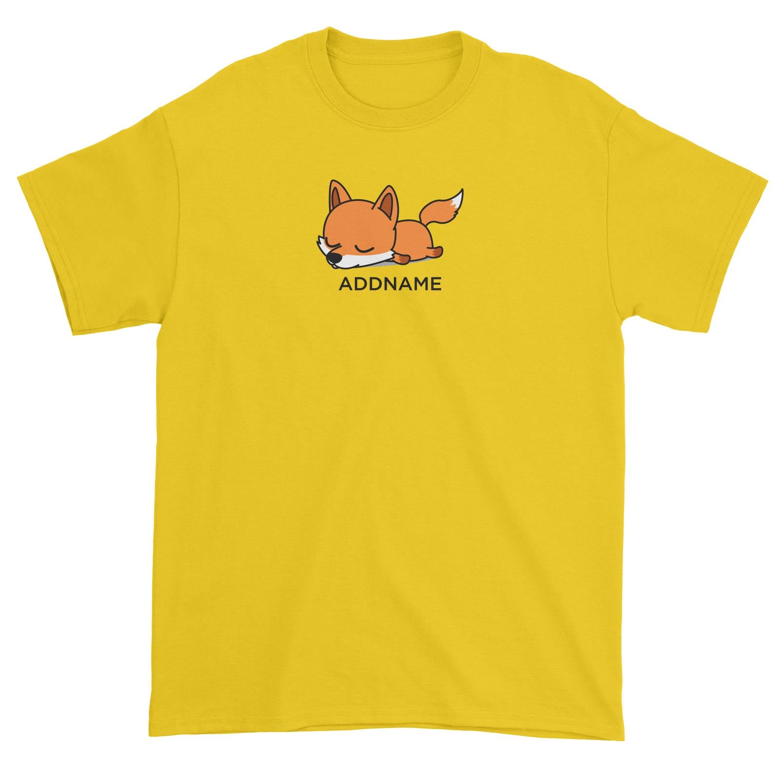 Lazy Fox Addname Unisex T-Shirt