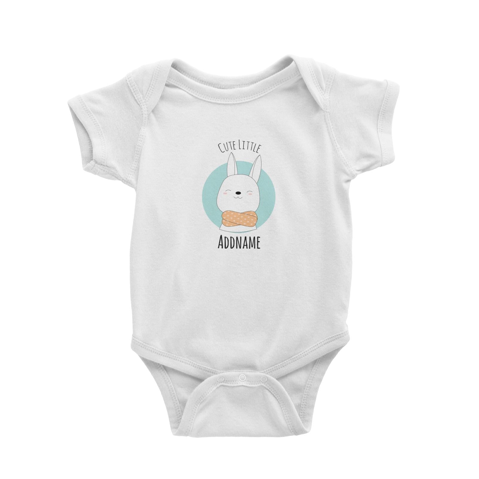 Sweet Animals Sketches Rabbit Cute Little Addname Baby Romper