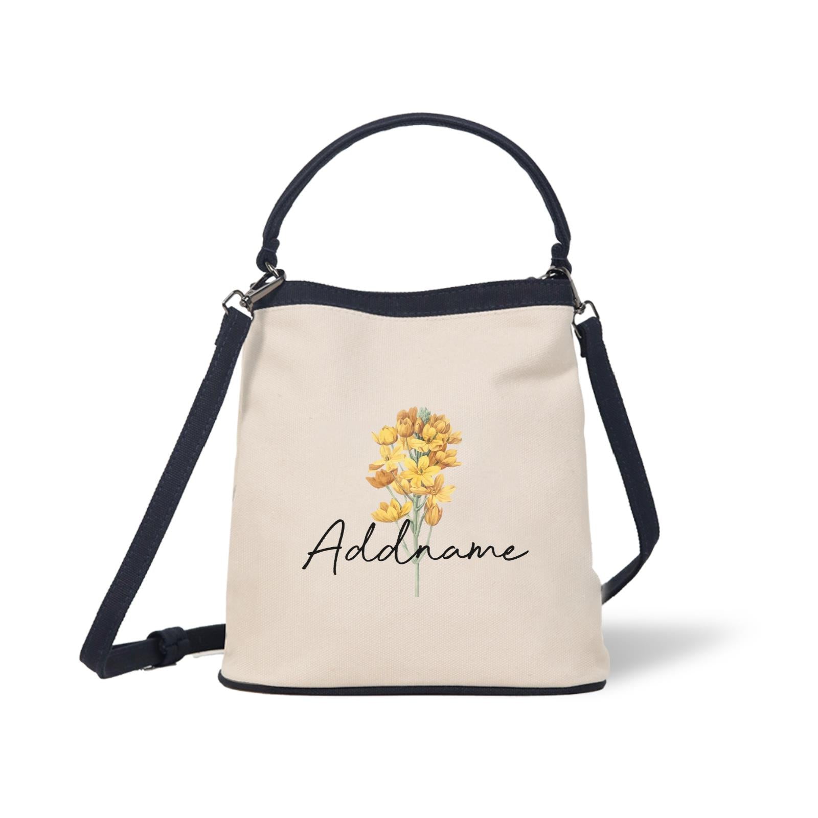 Yellow Flower Addname - Sofia Bag