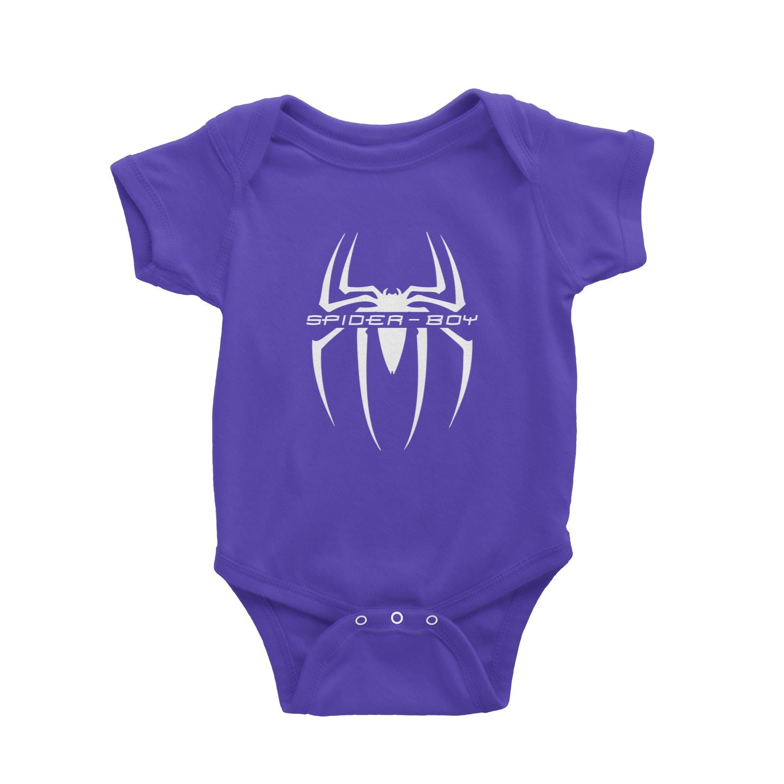 Superhero Spider Boy Baby Romper  Matching Family