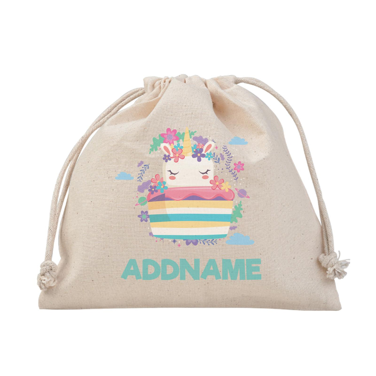Unicorn with Donut Romper Satchel