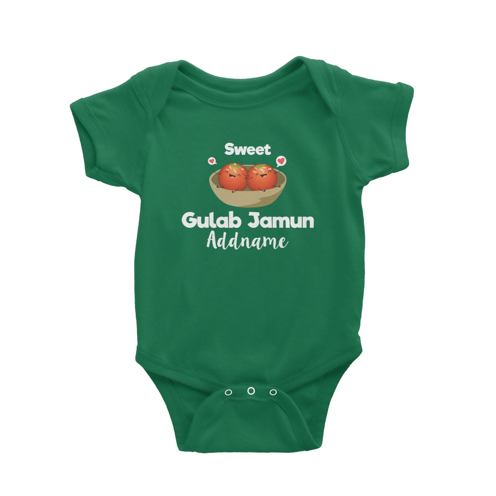 Sweet Gulab Jamun Addname Baby Romper