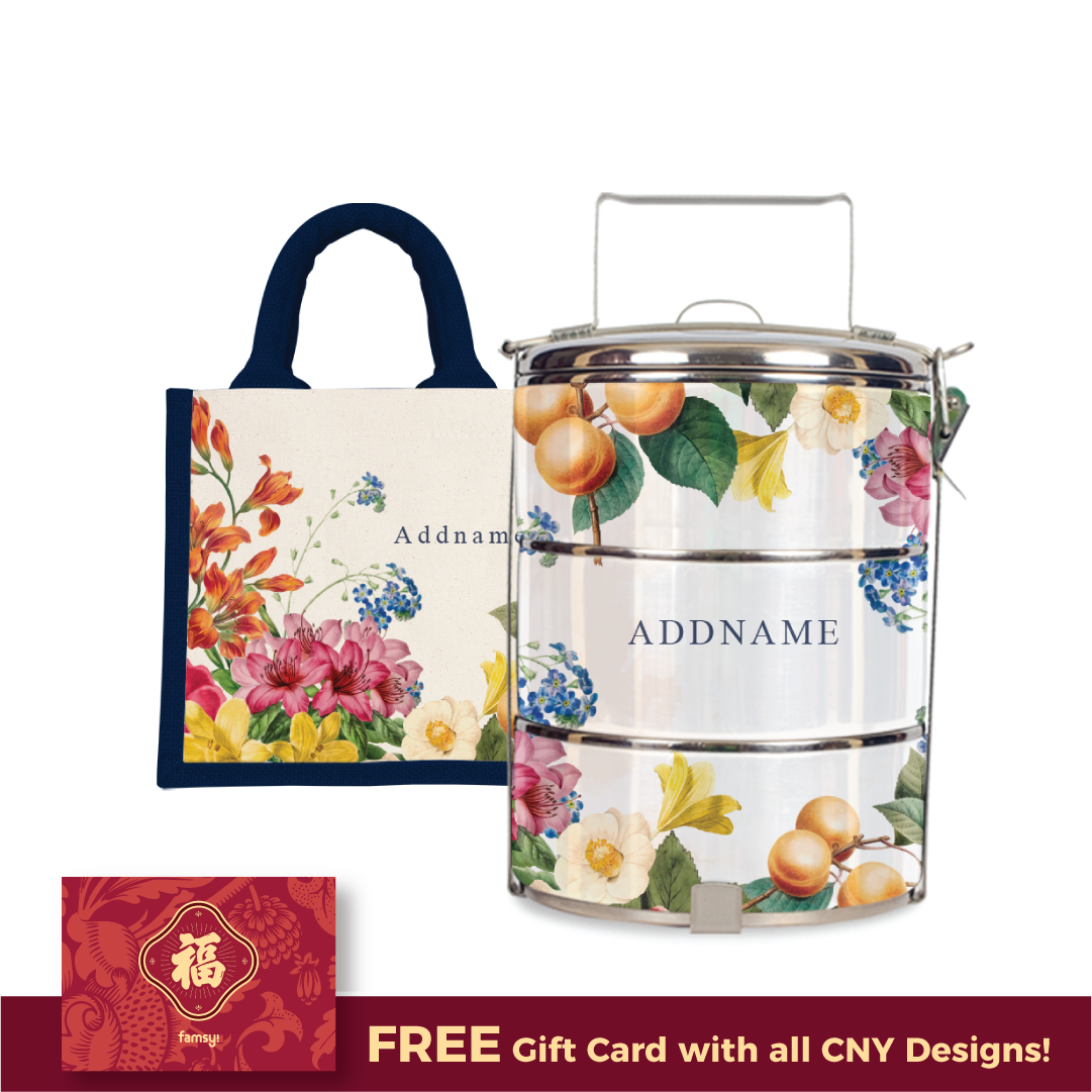 Countless Blessings Series - Half Lining Lunch Bag and Tiffin Carrier