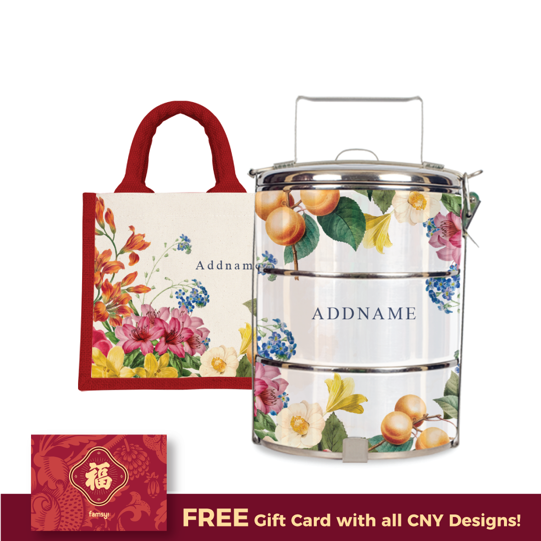 Countless Blessings Series - Half Lining Lunch Bag and Tiffin Carrier