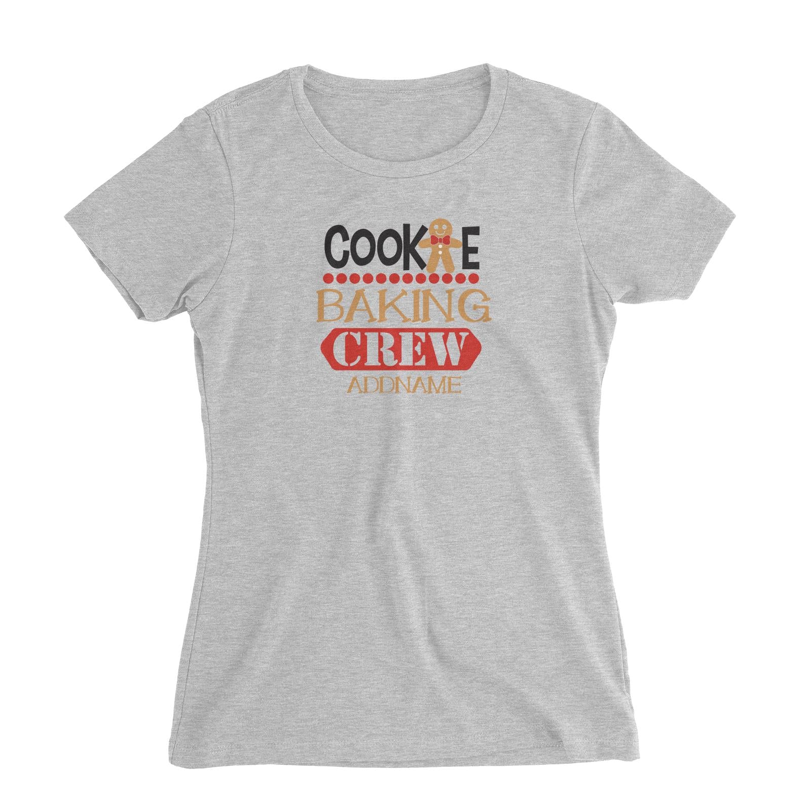 Xmas Cookie Baking Crew Women's Slim Fit T-Shirt
