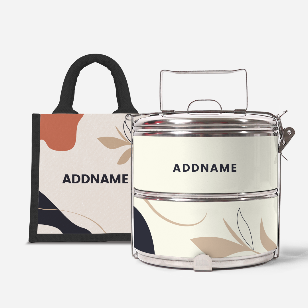 Charlotte Series - Calico Two-Tier Tiffin Carrier