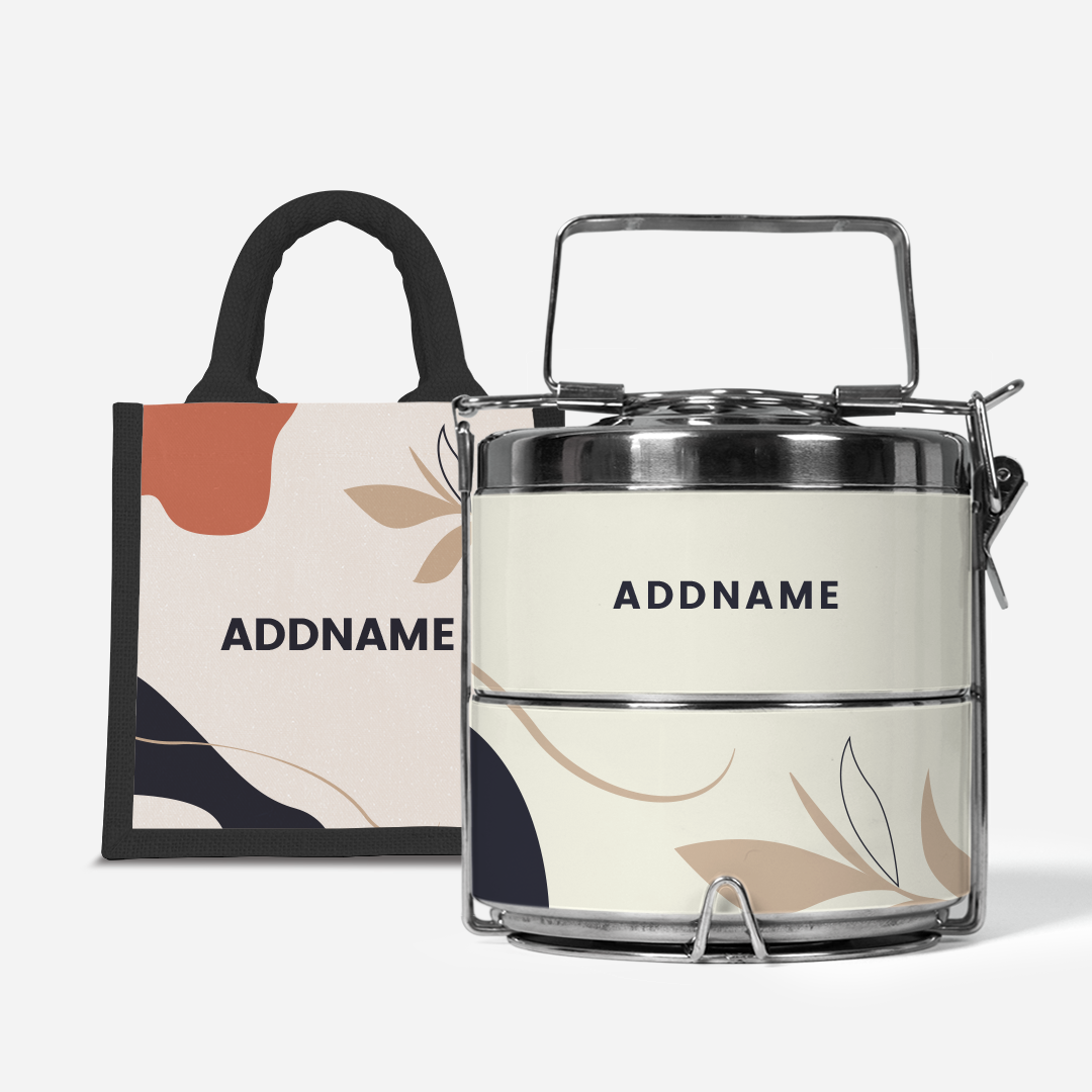 Charlotte Series - Calico Two-Tier Tiffin Carrier