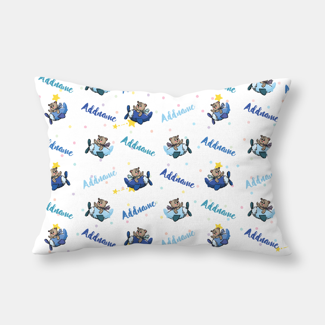 Cute Bear Pilot Boy Baby Pillow
