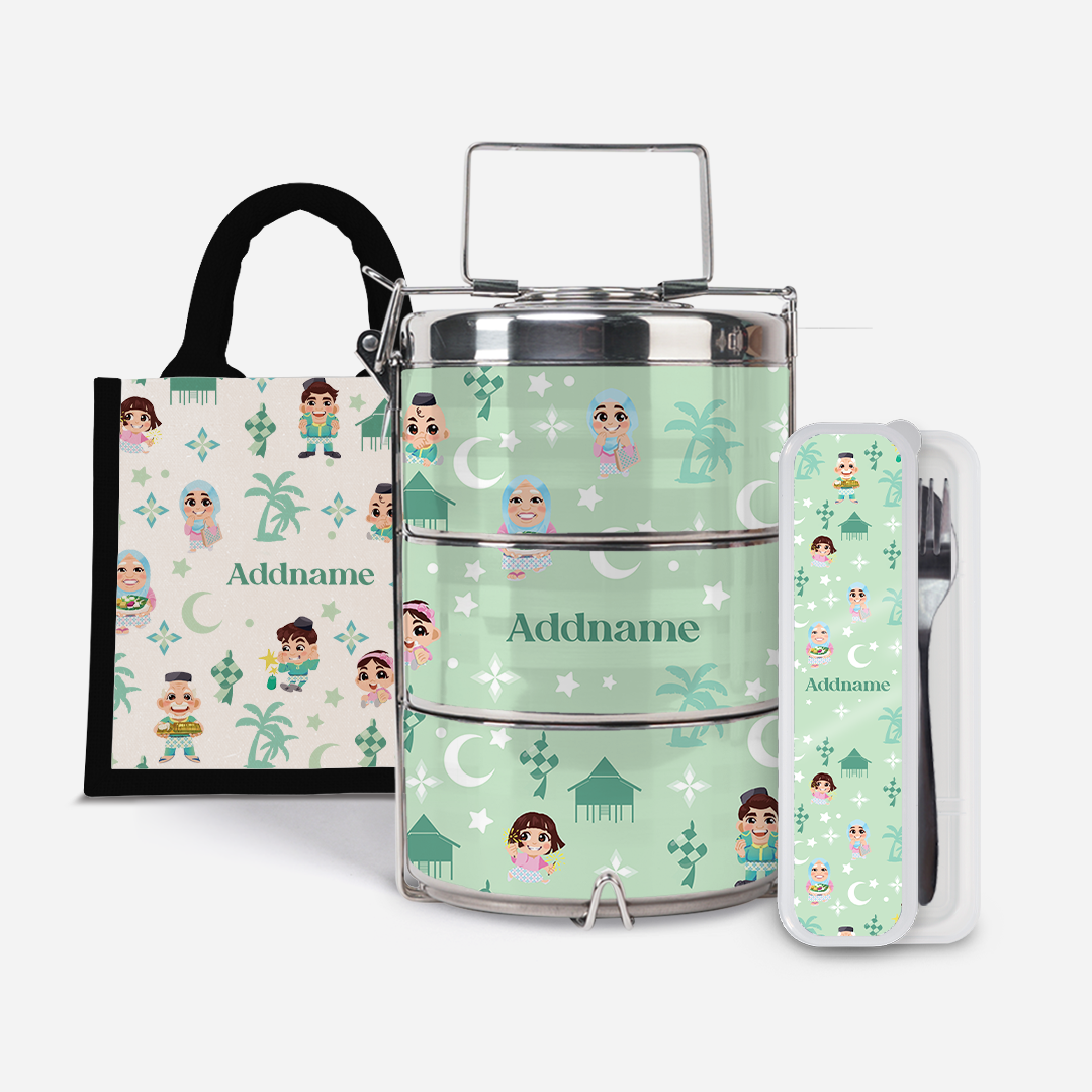 Seindah Lebaran Series - Set Kasih Pastel Green