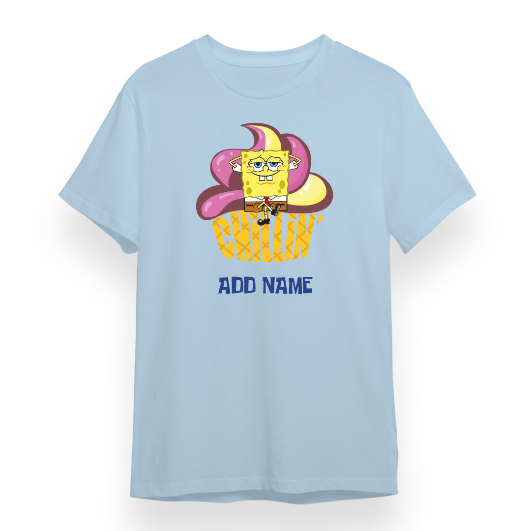 SpongeBob - Bob Chillin Personalized Adult T-Shirt