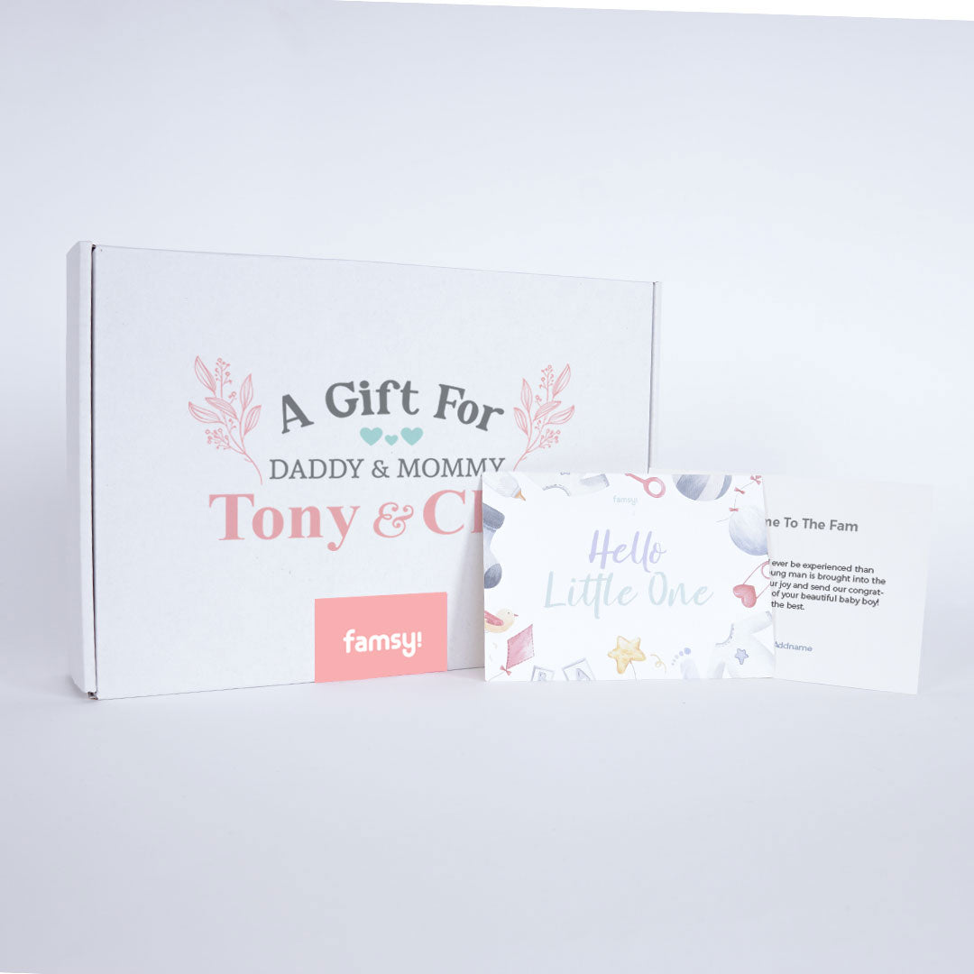 Girl Personalise Daddy & Mommy Gift Box GB