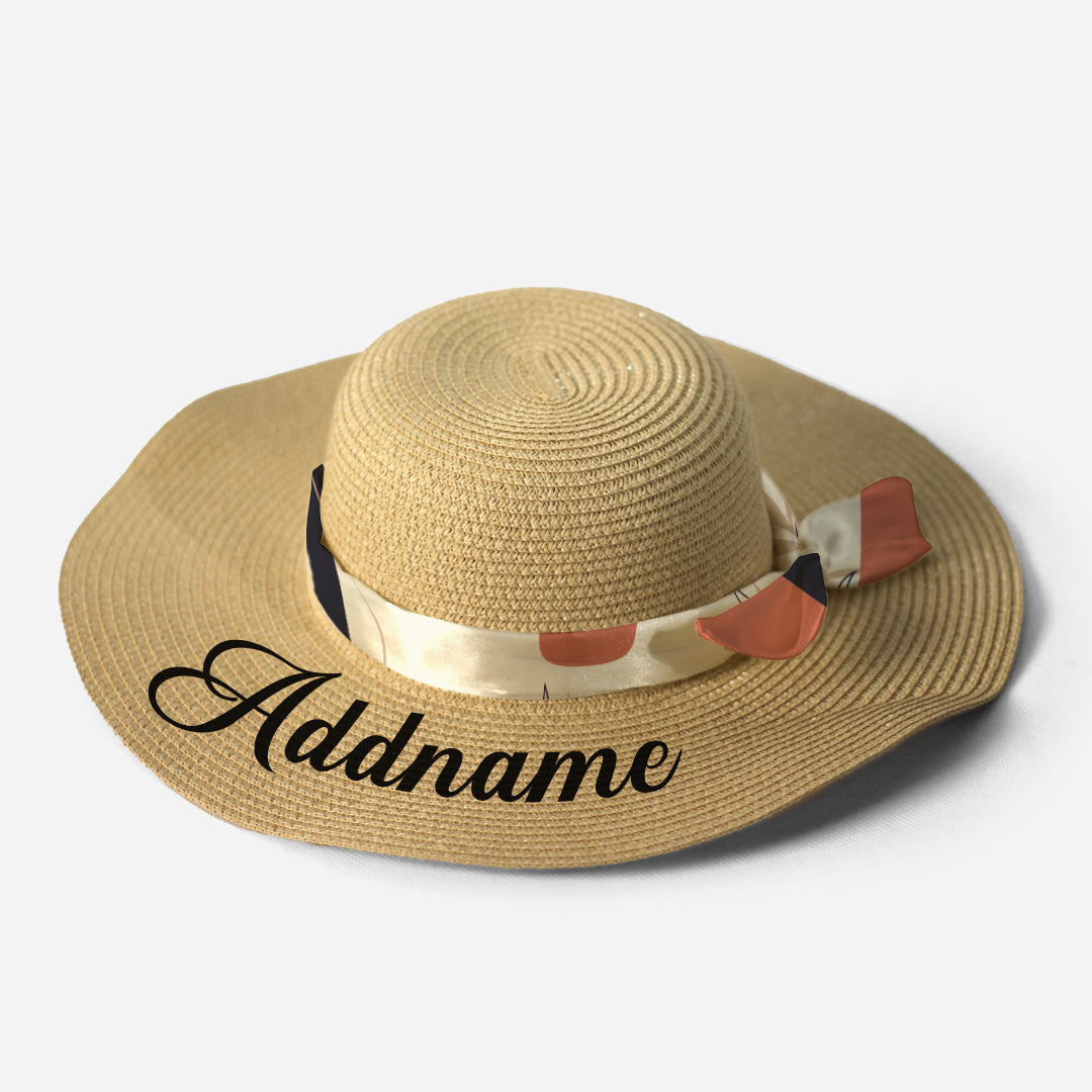 Kids/Adult Straw Hat - Charlotte Series Calico Twilly