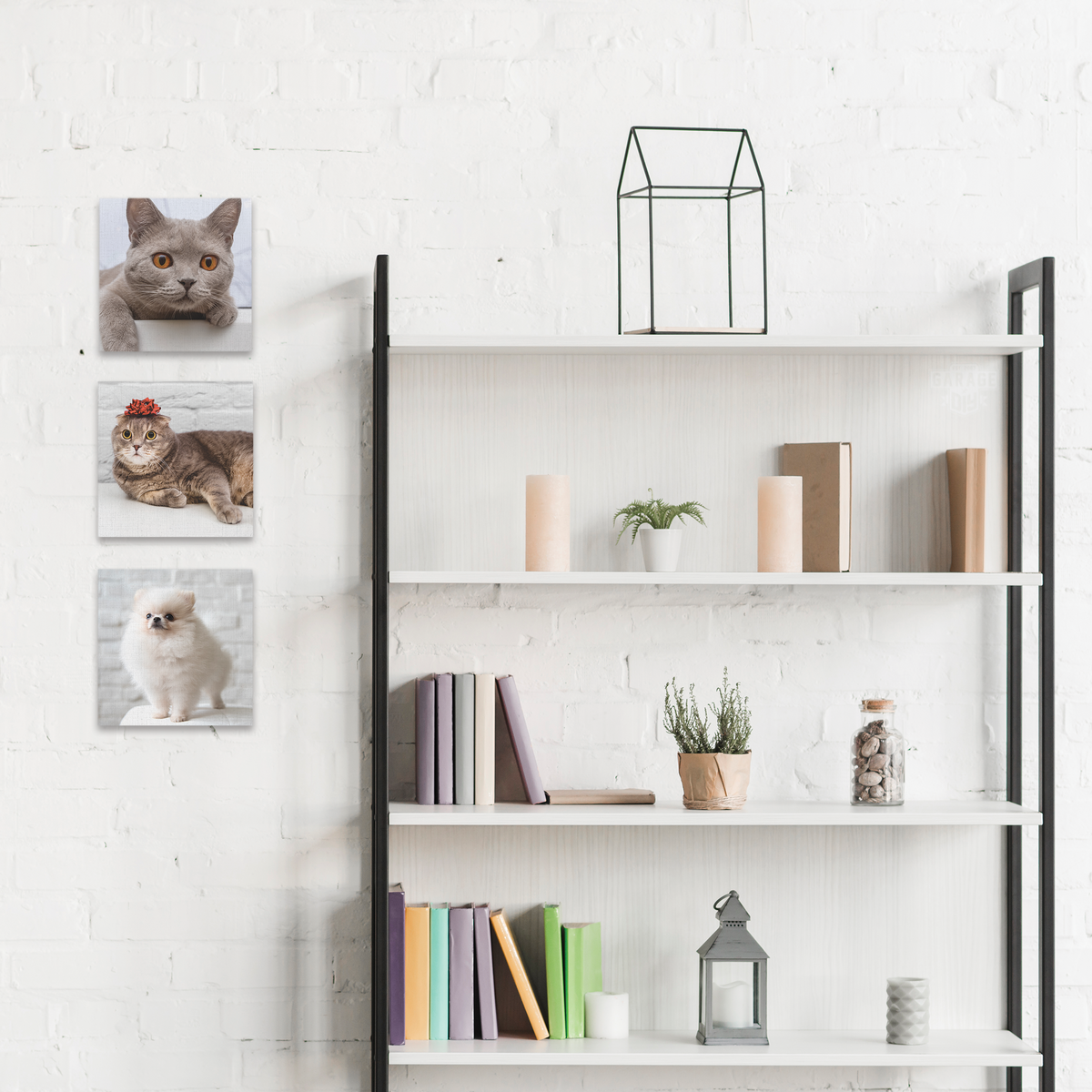 Custom Your Pet&#39;s Home Canvas Photo Tiles