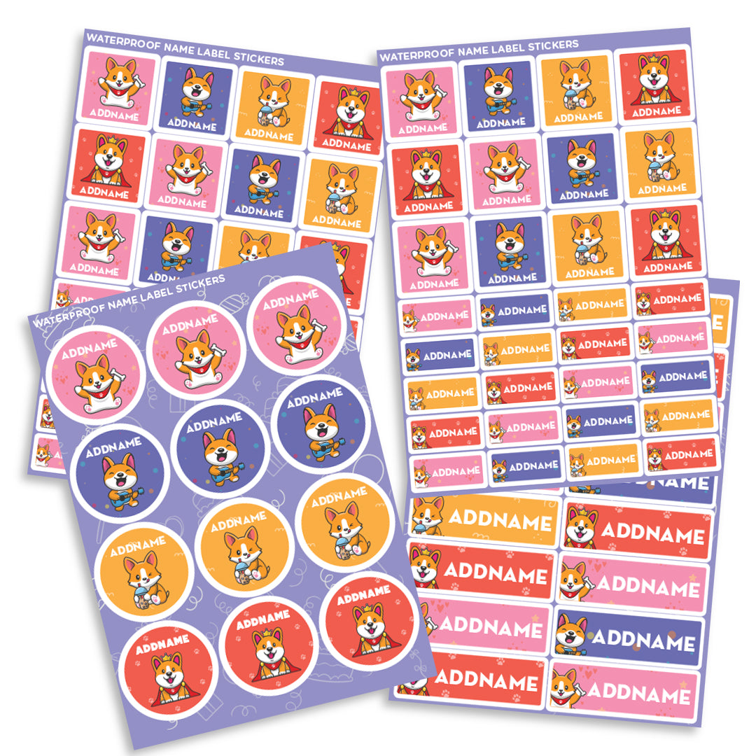 Adopt A Plushie Name Label Sticker