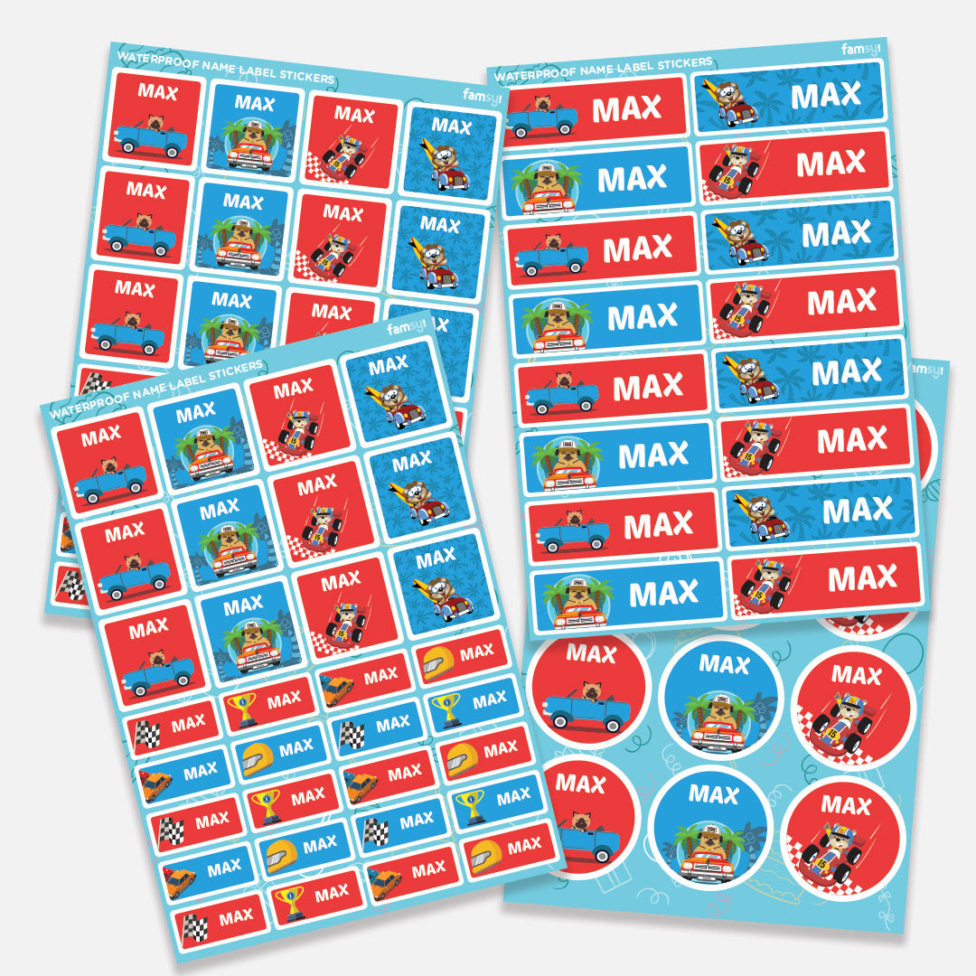 Waterproof Name Label Stickers