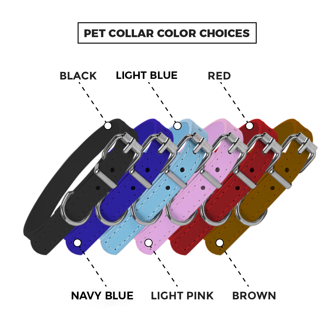 Paw Print Series - English Bulldog Large Dog Pet Pendant with Collar