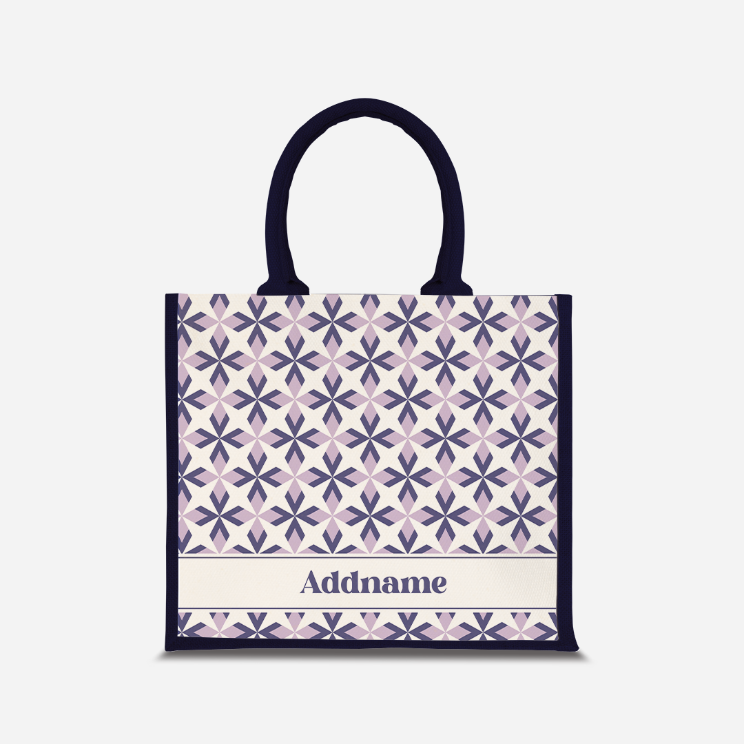 Ixora Series Jute Bag - Purple