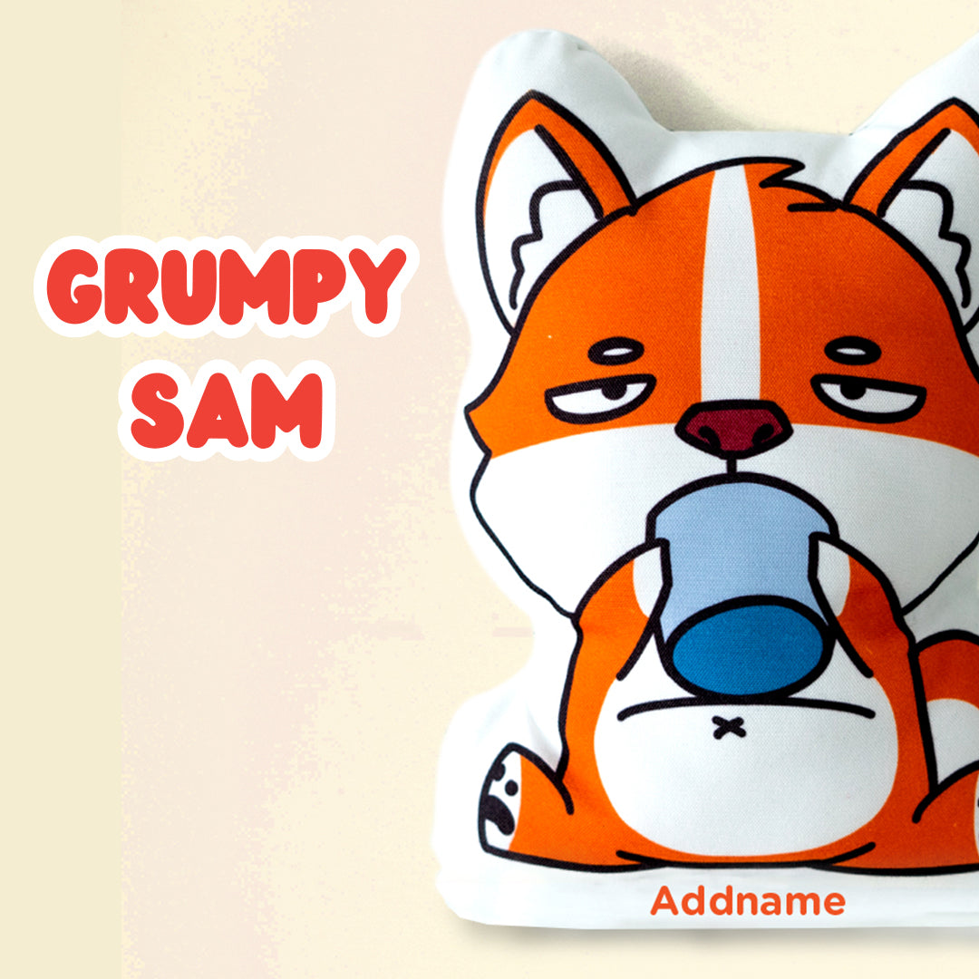 Famsy Buddies Pillow - Grumpy Sam