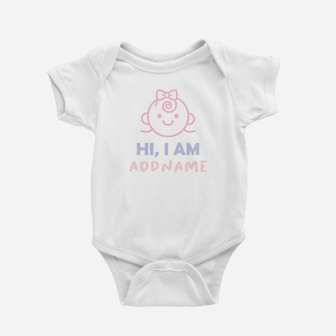 Dreamy Pink Baby Romper