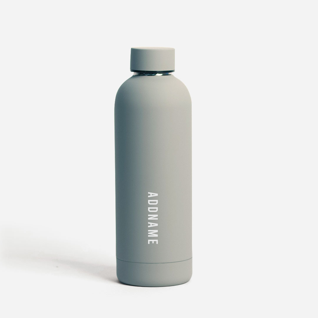 Petite - Light Grey Mizu Thermo Water Bottle