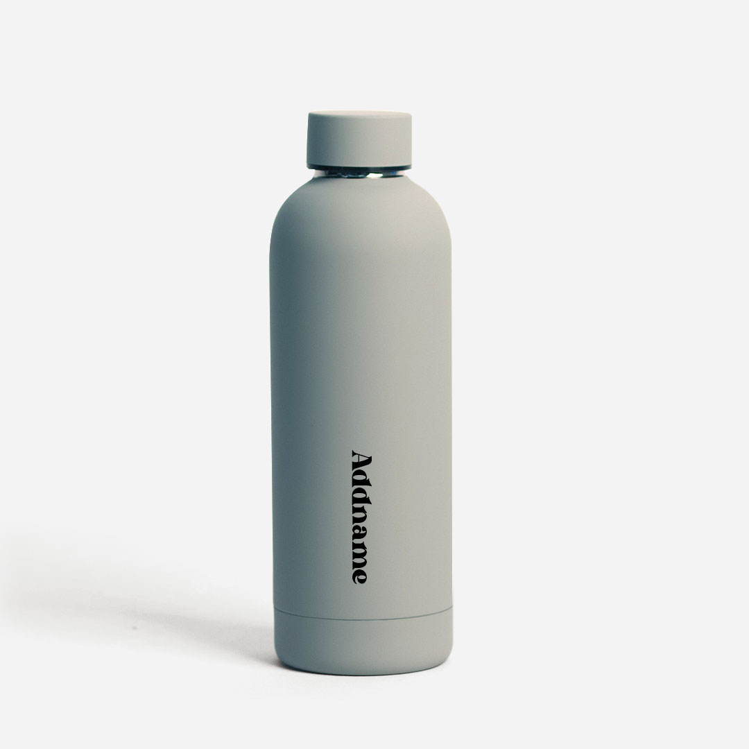 Petite - Light Grey Mizu Thermo Water Bottle