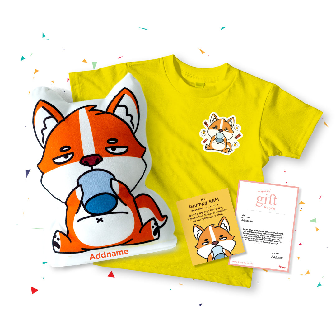 Famsy Buddies Pillow - Grumpy Sam