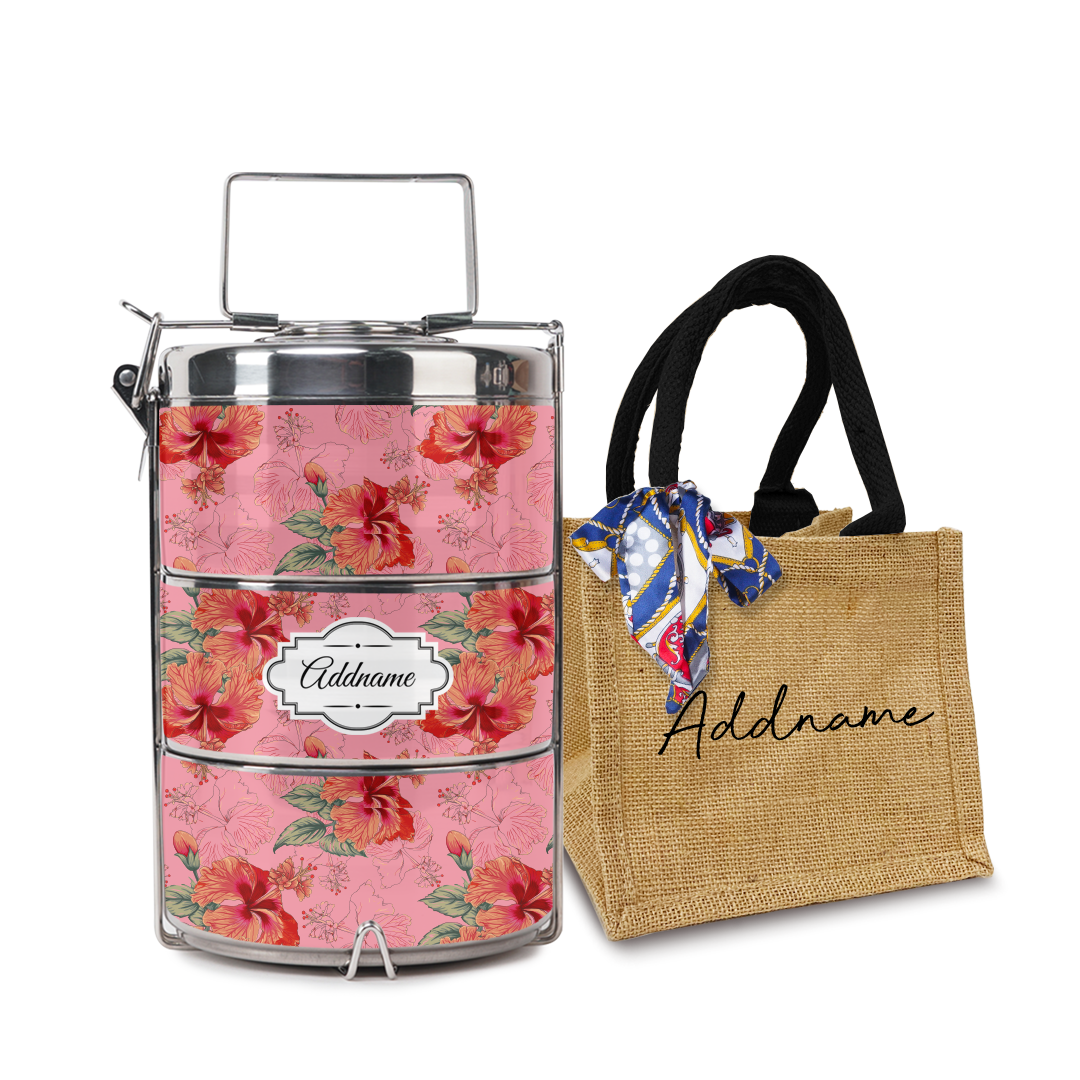 Hibiscus Tiffin Carrier