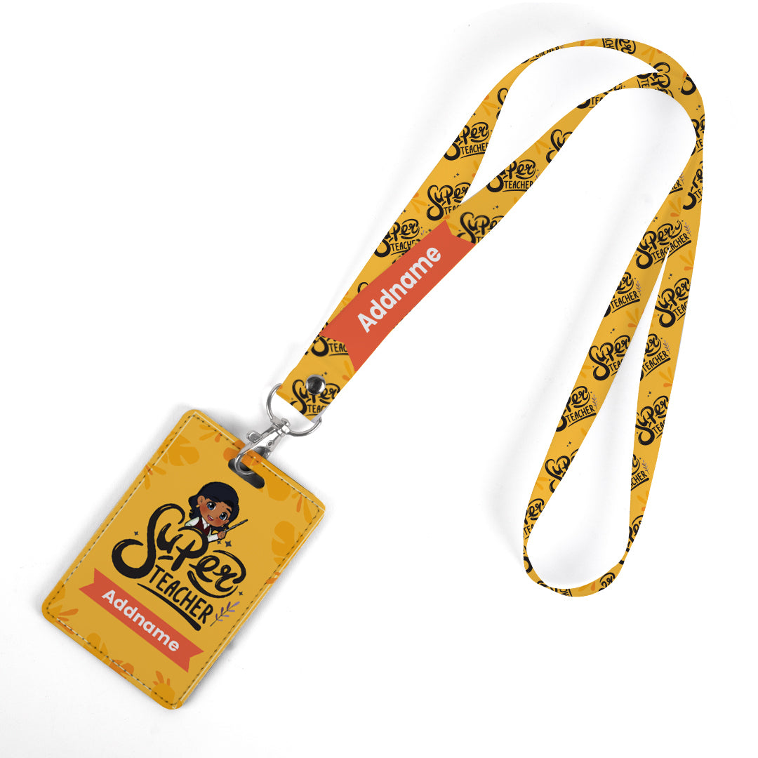 Teacher Lanyard and Cardholder