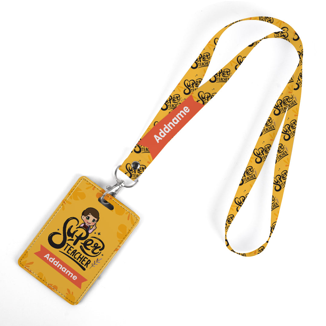 Teacher Lanyard and Cardholder