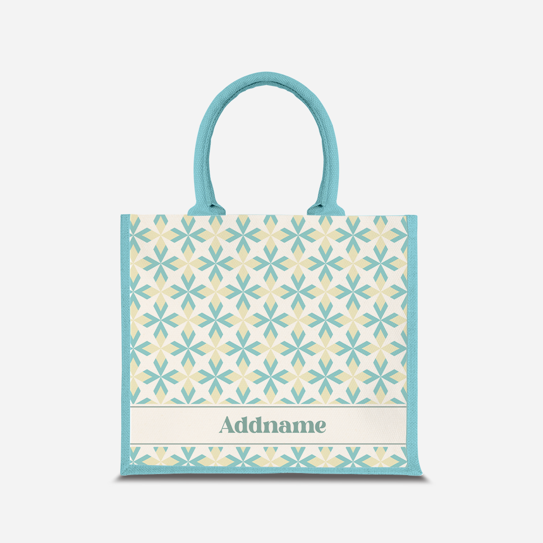 Ixora Series Jute Bag - Teal