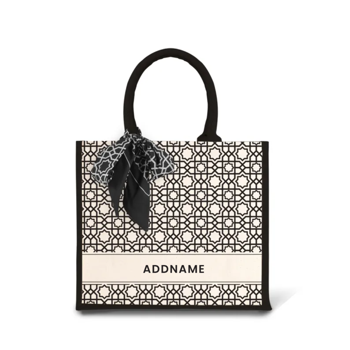 Annas Series -  Black Jute Bags