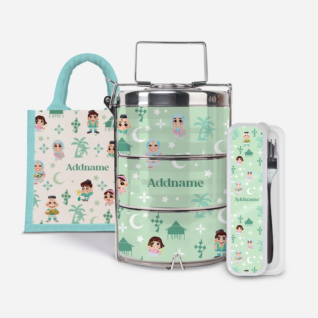 Seindah Lebaran Series - Set Kasih Pastel Green