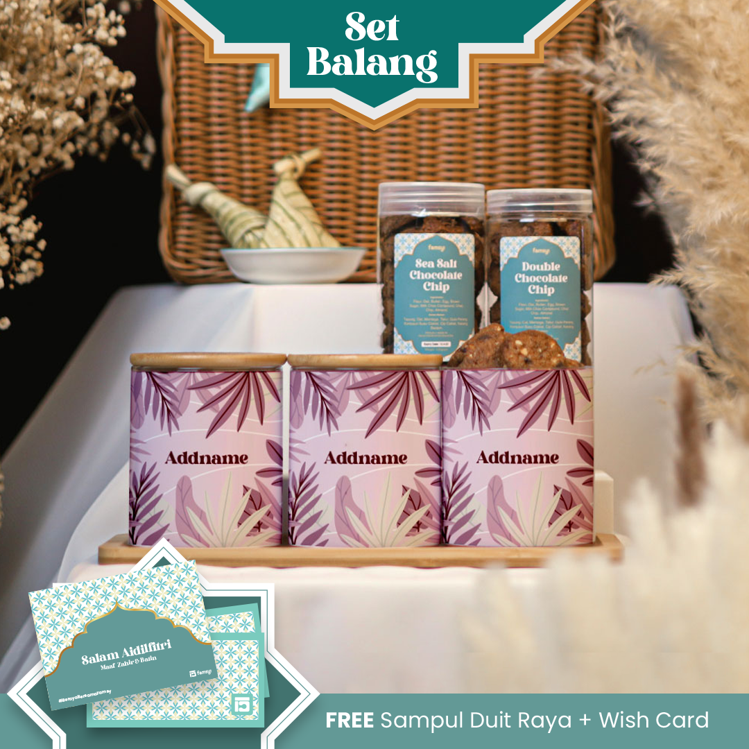 Suasana Series - Set Balang Ash Pink