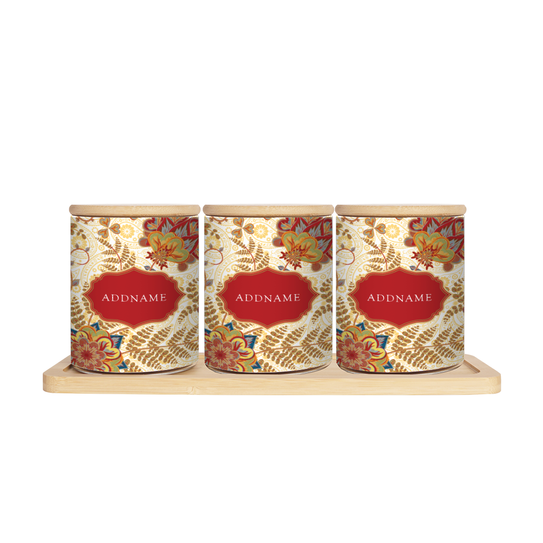 Batik Series - Mawar Canister