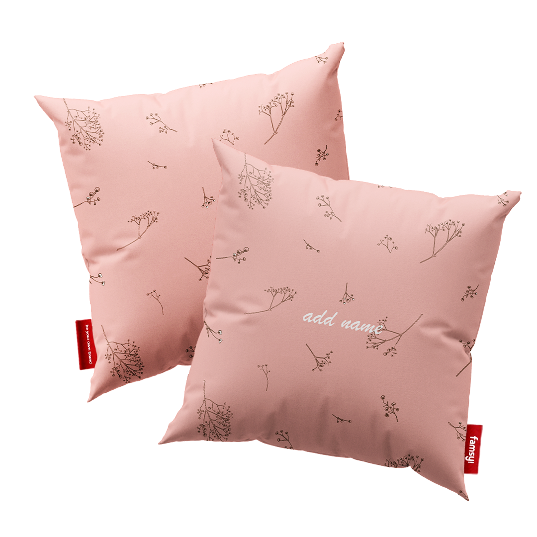 Mellow Dawning Full Print Pillow - Pink