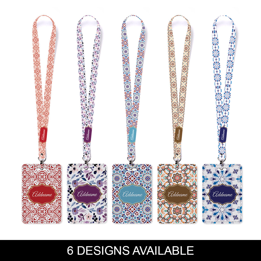 Moroccan Series - Lanyard and Cardholder