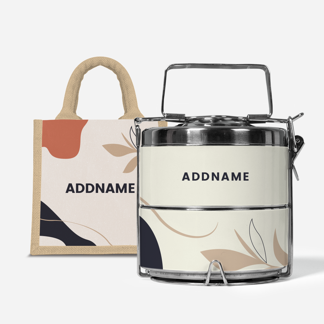 Charlotte Series - Calico Two-Tier Tiffin Carrier