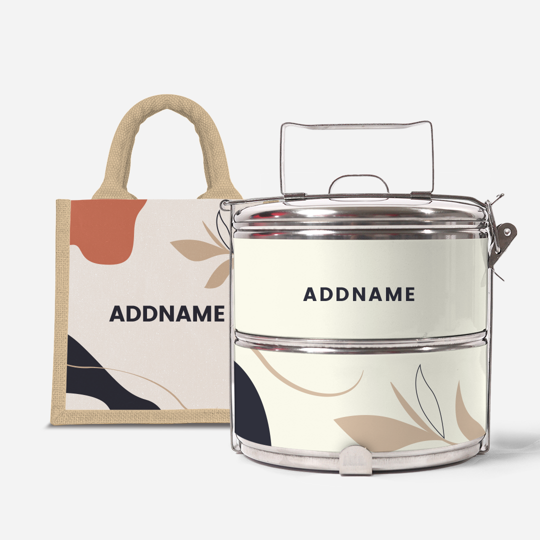 Charlotte Series - Calico Two-Tier Tiffin Carrier