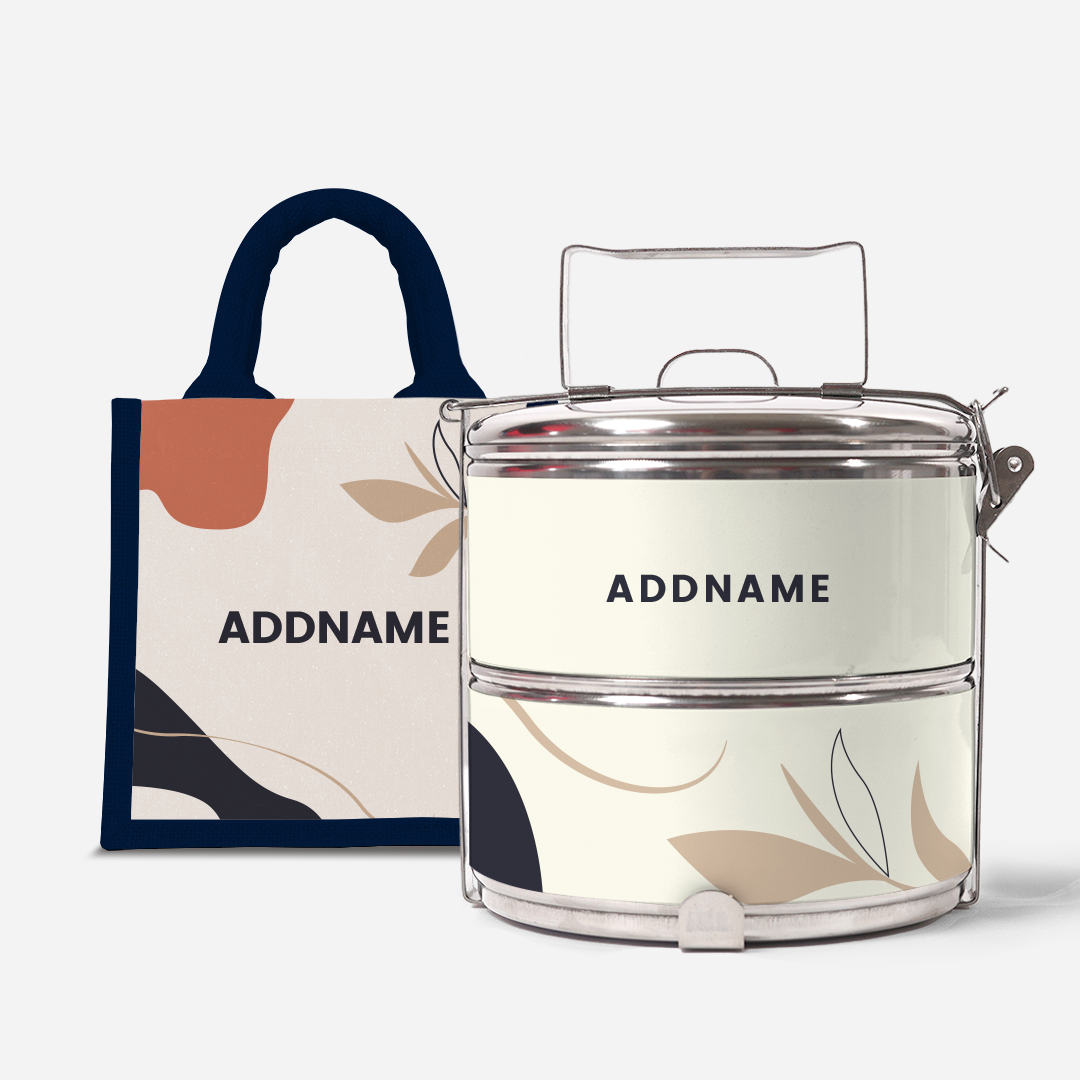 Charlotte Series - Calico Two-Tier Tiffin Carrier