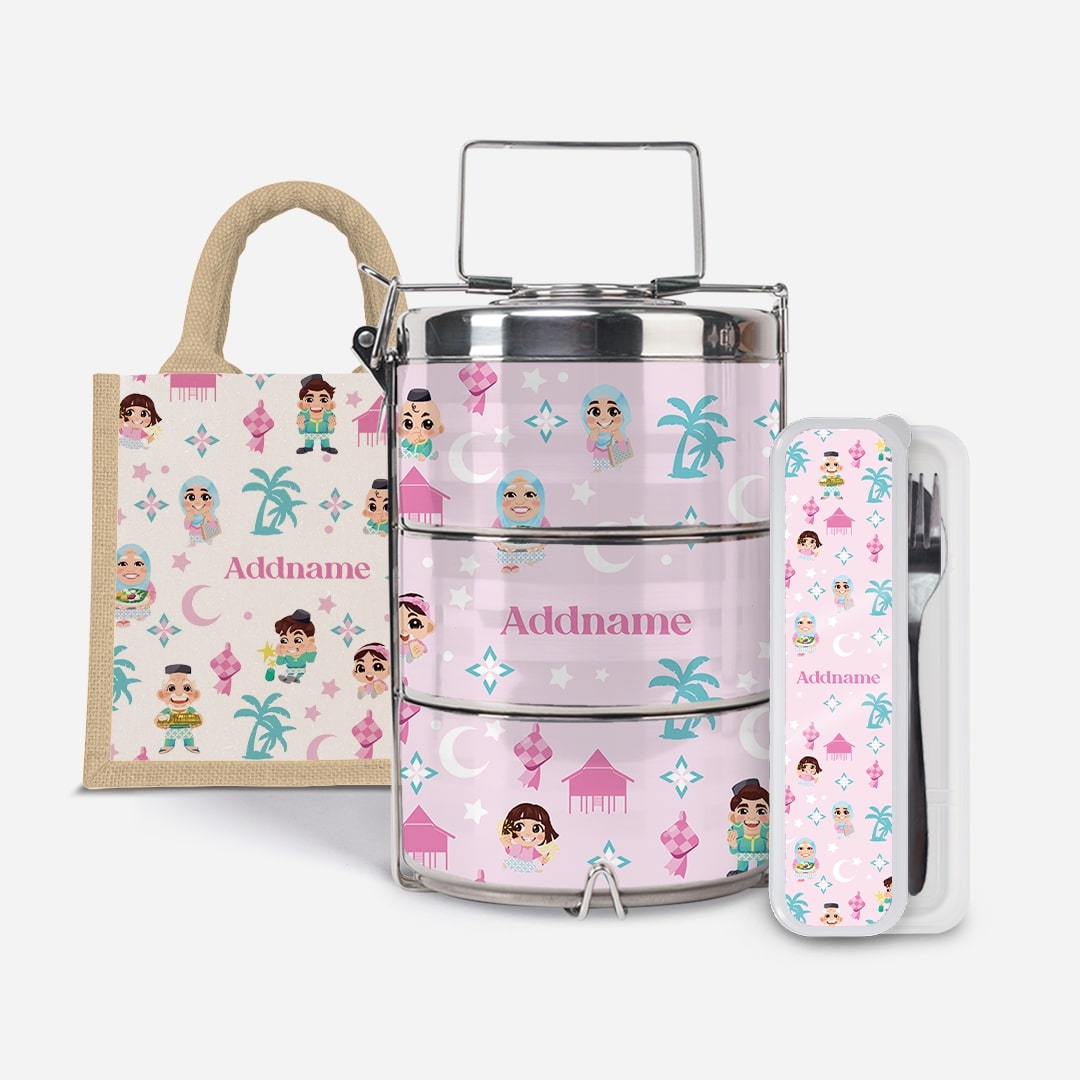 Seindah Lebaran Series - Set Kasih Pastel Pink