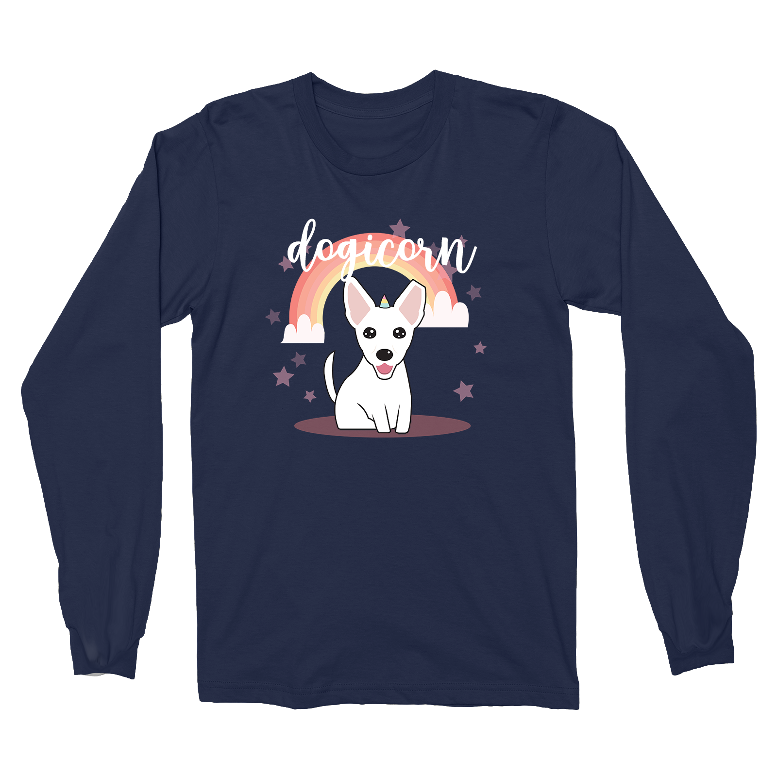 Sherlyn Mama Cute Dogicorn Edition Accessories Long Sleeve Unisex T-Shirt