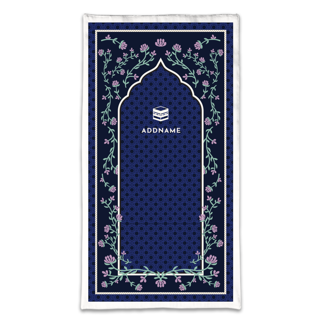 Dang Anum Series - Ancient Navy Blue Prayer Mat