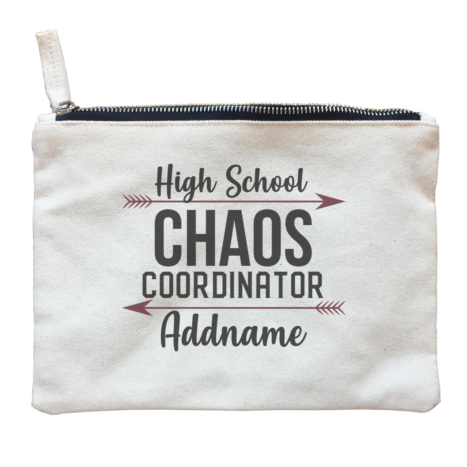 Chaos Coordinator Series High School Zipper Pouch